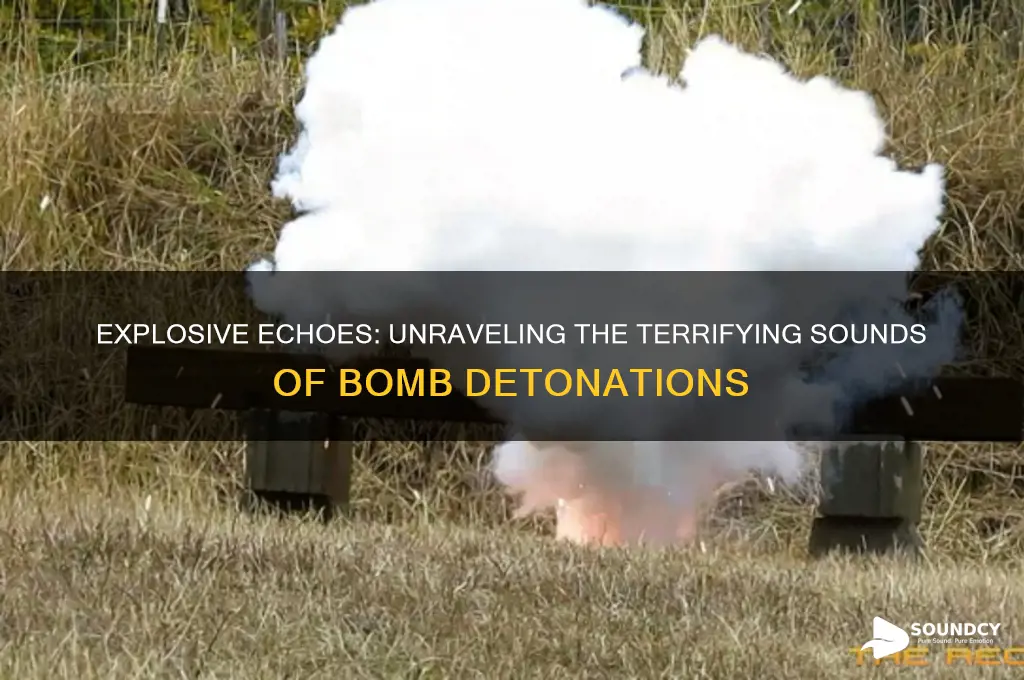 what sounds do bombs make