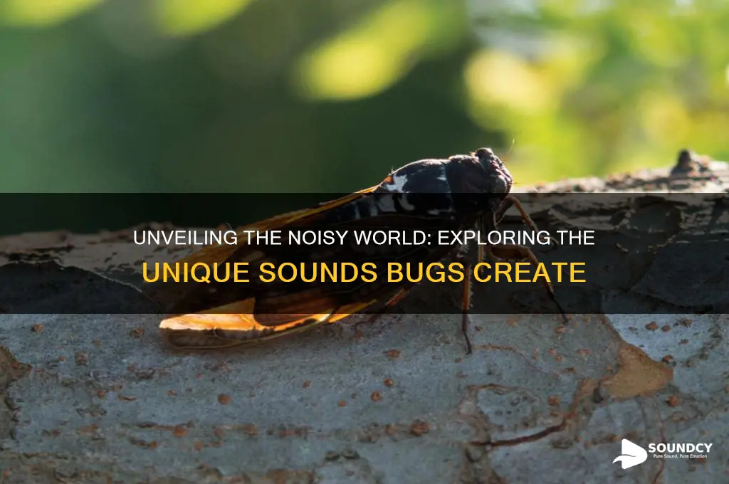 what sounds do bugs make