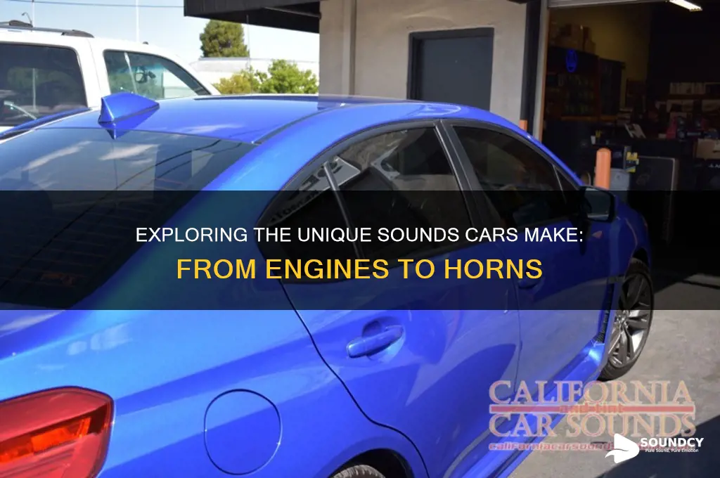 what sounds do cars make