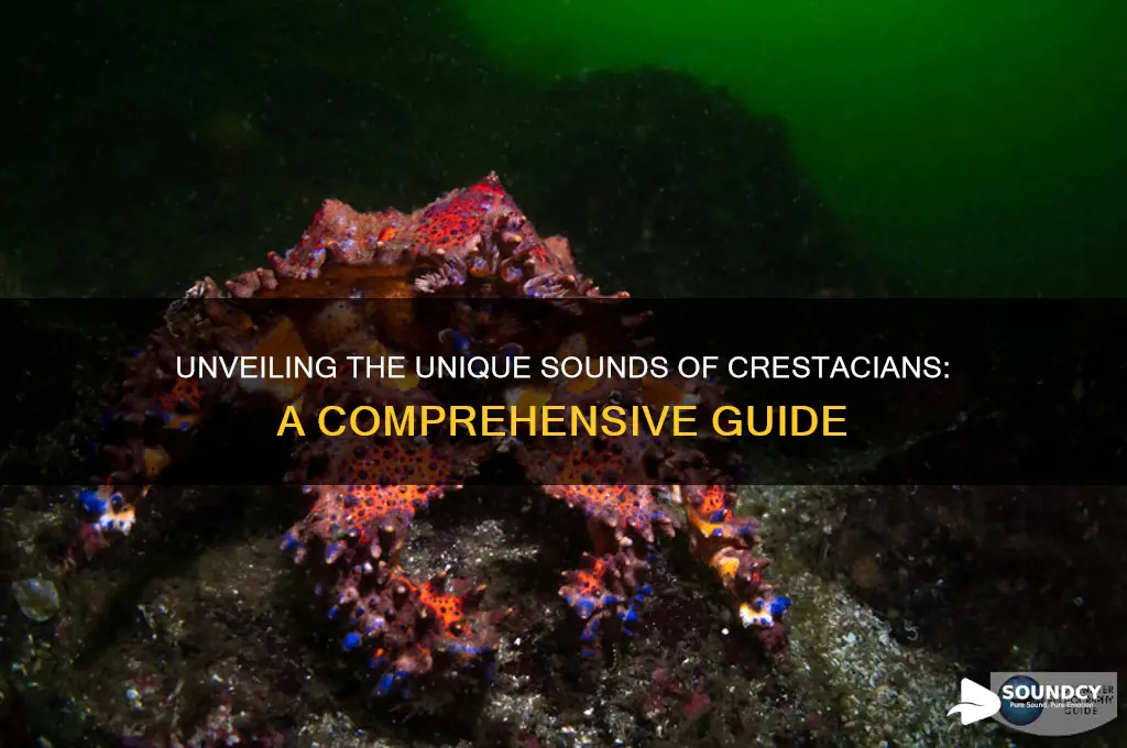 what sounds do crestascians make