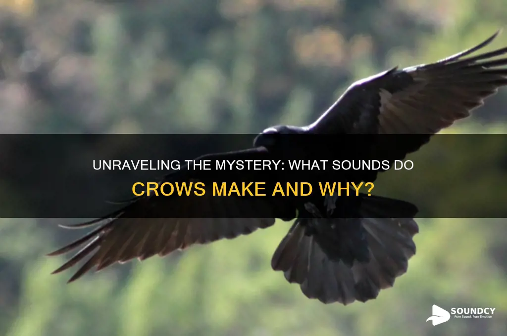 what sounds do crow make