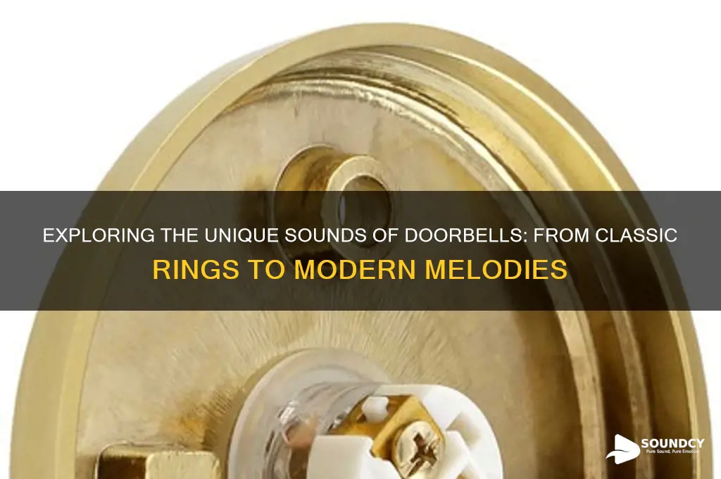 what sounds do doorbells make
