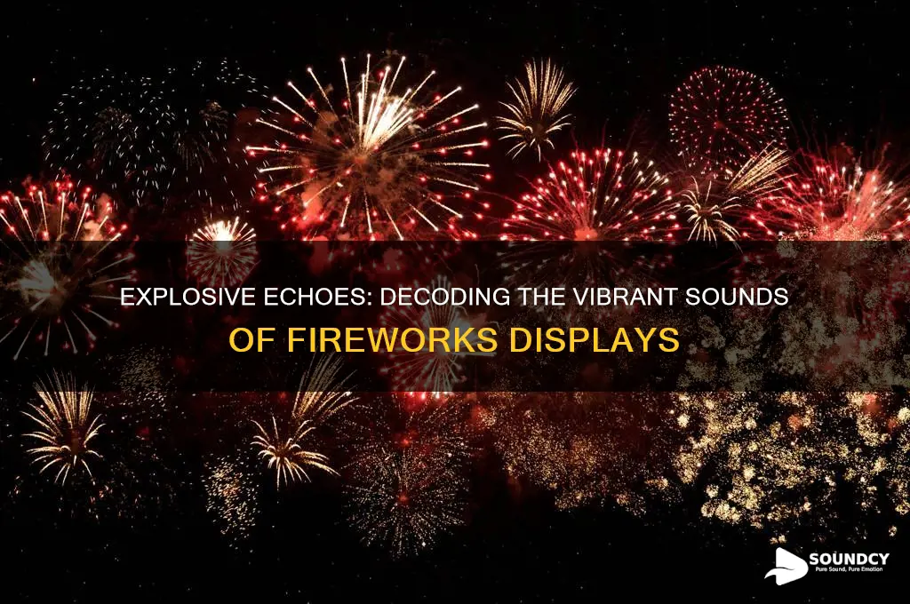 what sounds do fireworks make