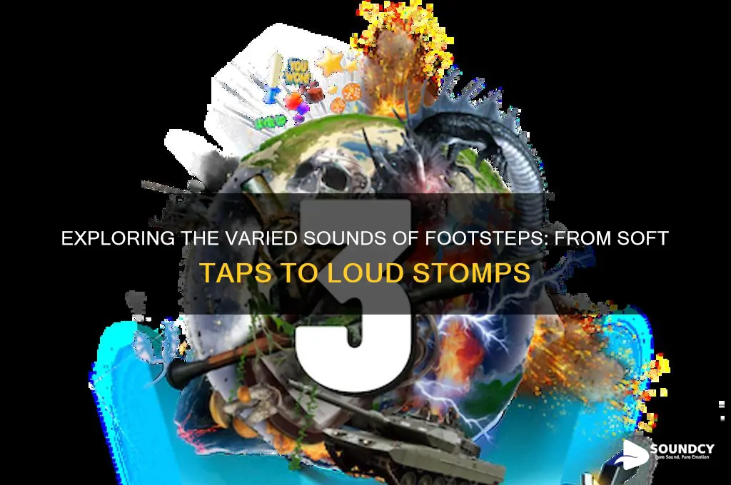 what sounds do footsteps make
