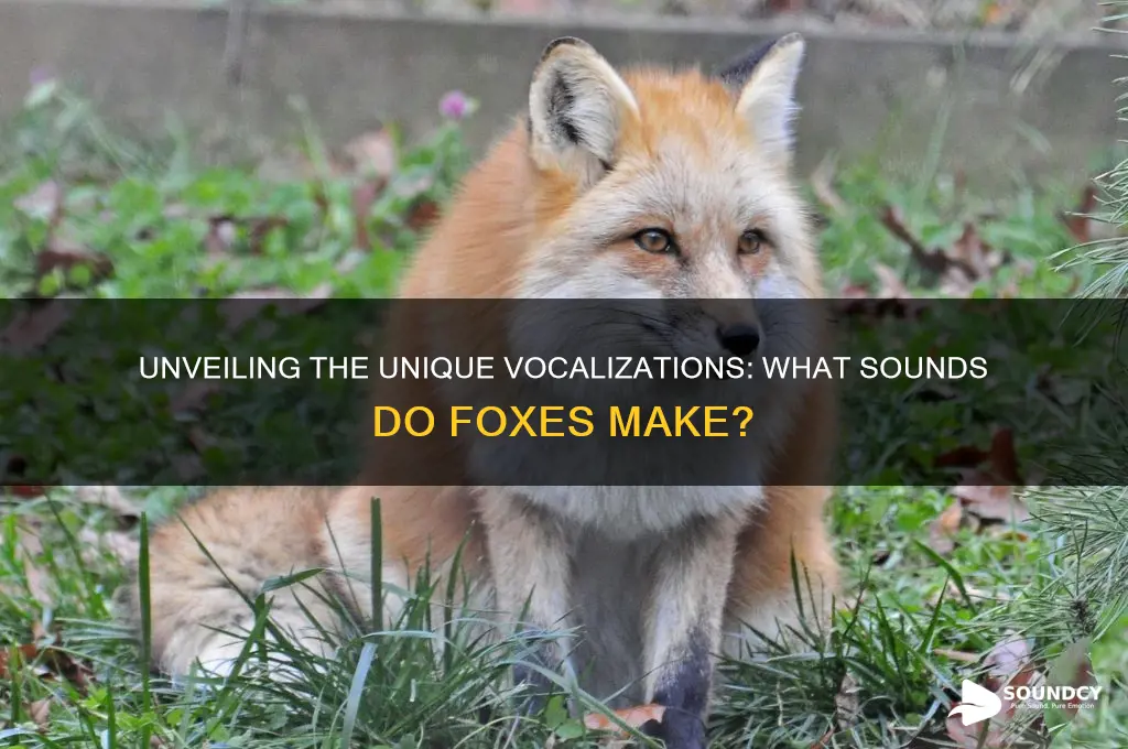 what sounds do fox make