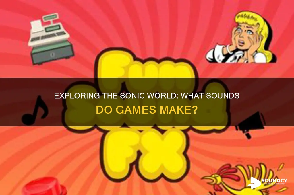 what sounds do games make