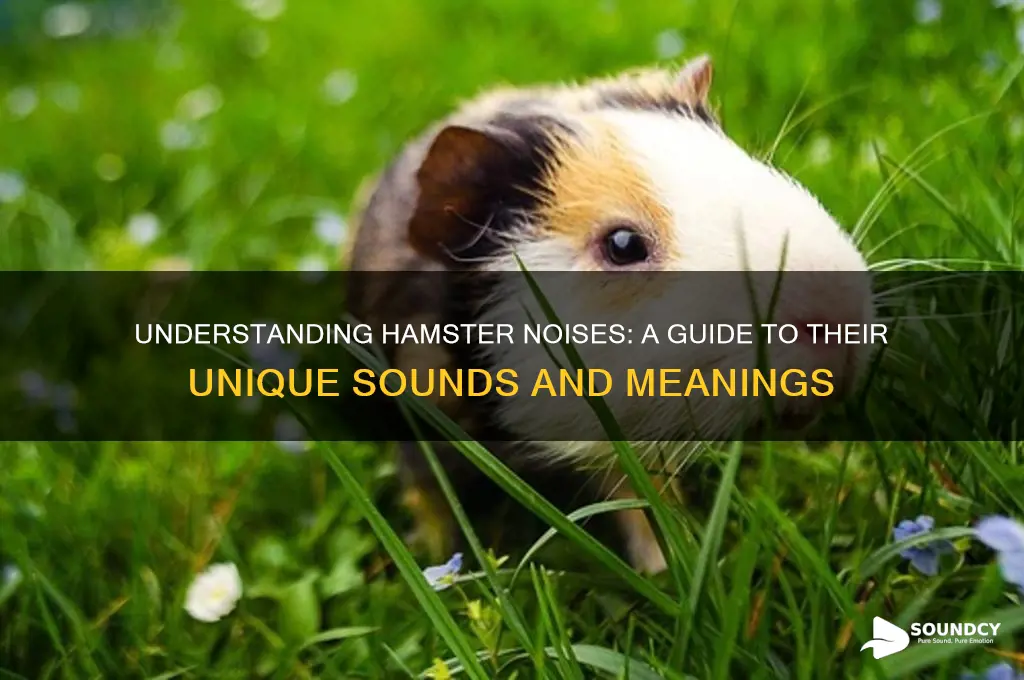 what sounds do hamsters make