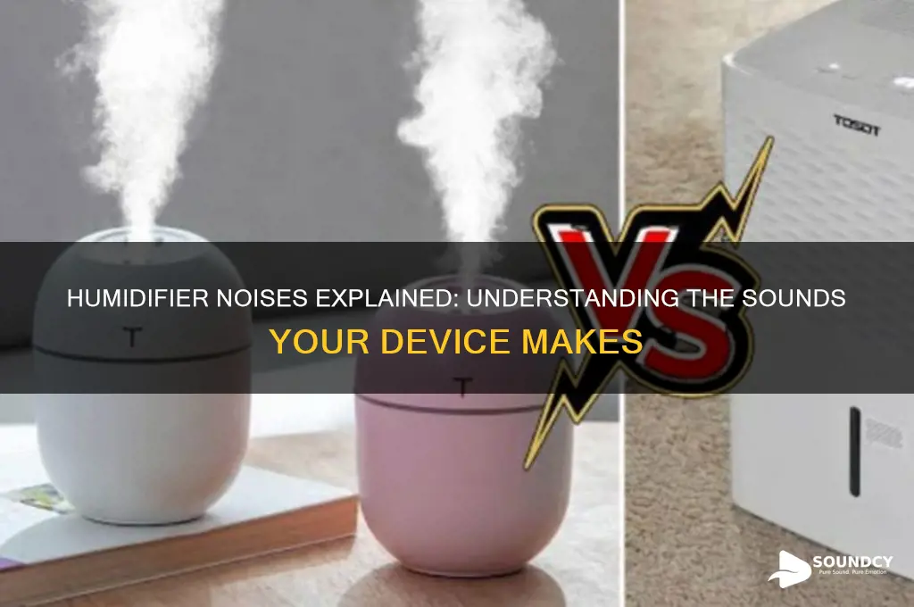 what sounds do humidifiers make