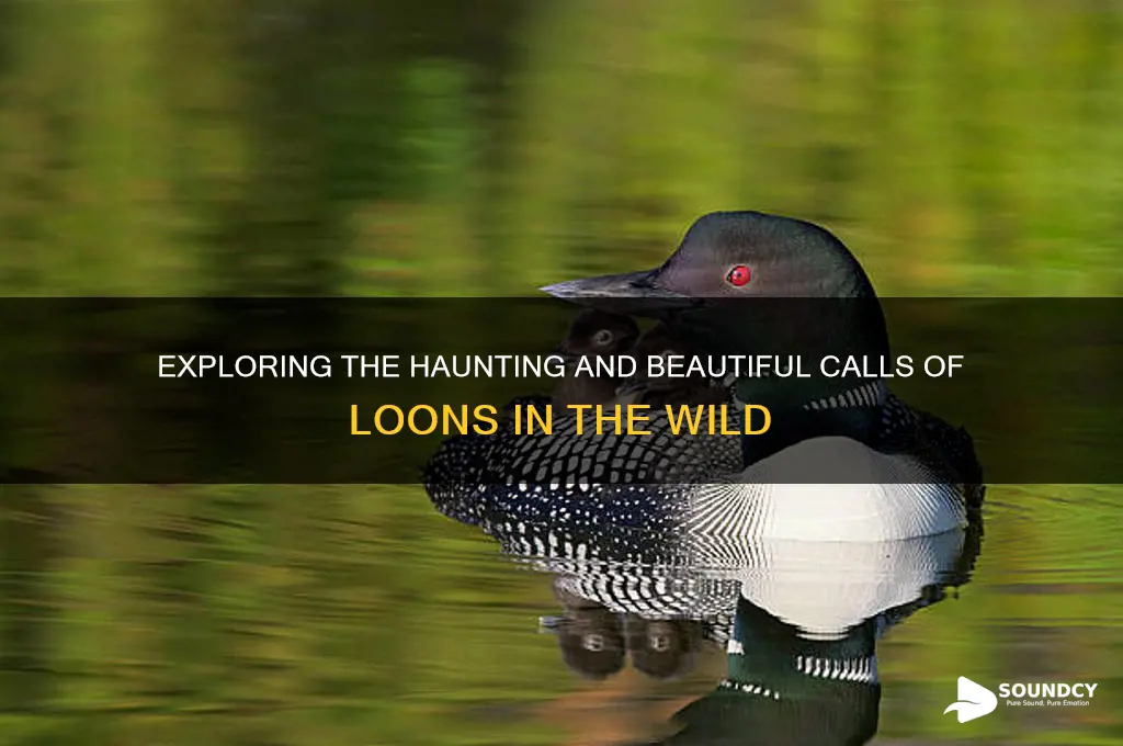 what sounds do loons make