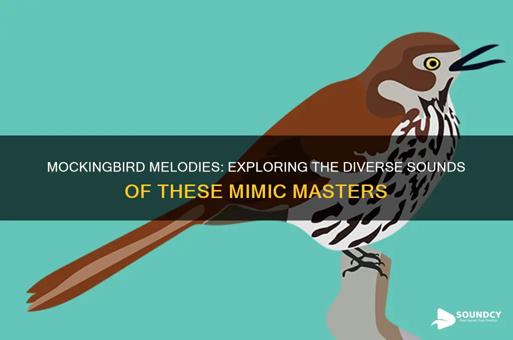 what sounds do mockingbirds make
