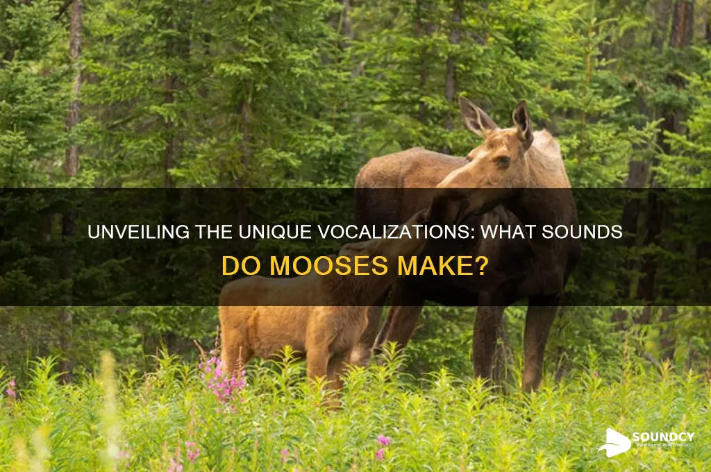 what sounds do mooses make