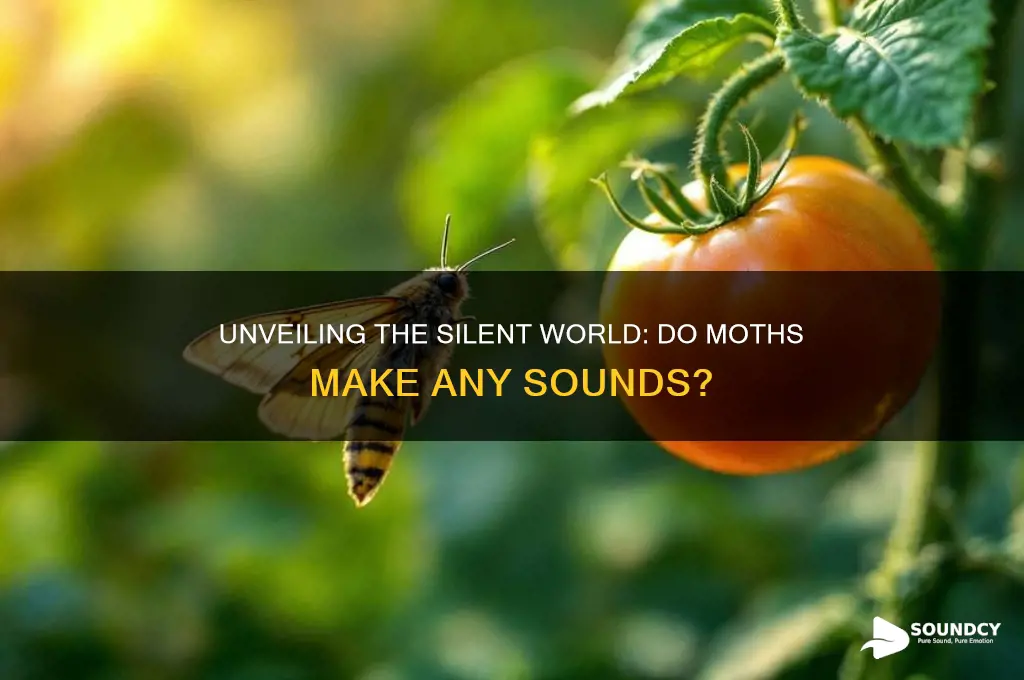 what sounds do moths make