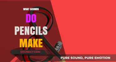 The Surprising Sounds of Pencils: From Scratches to Taps