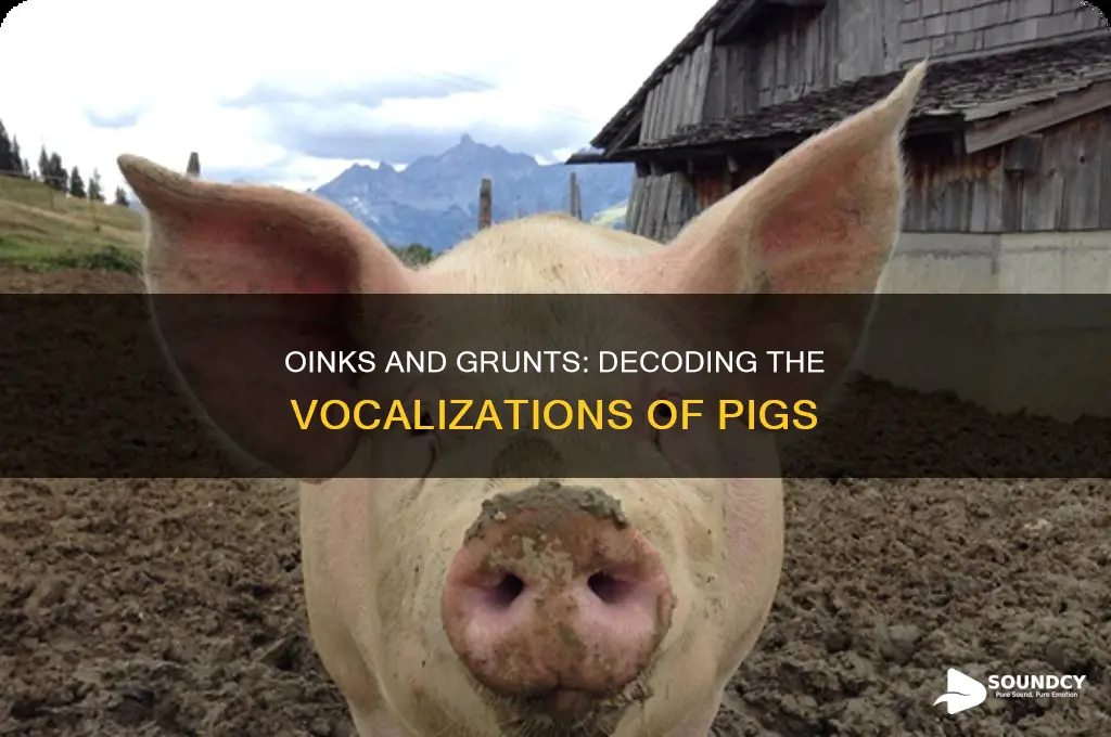 what sounds do pigs make