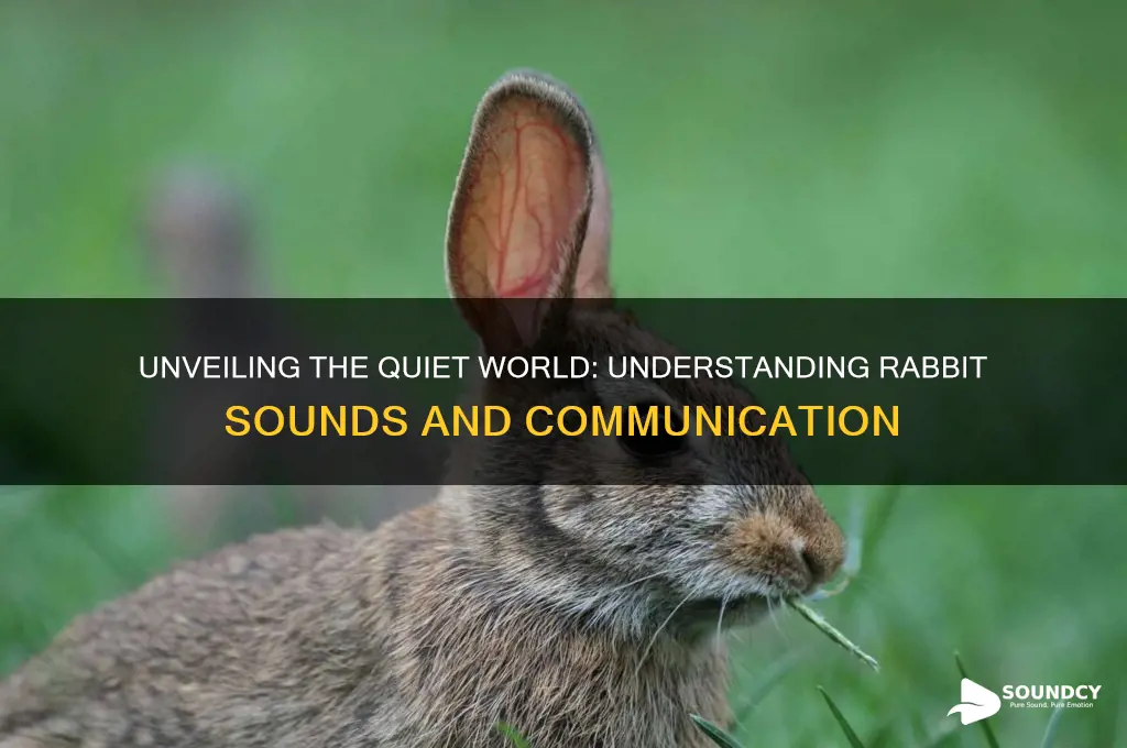 what sounds do rabbits make