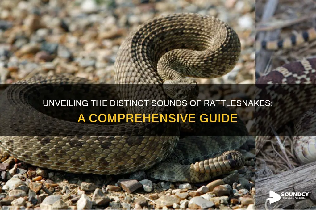 what sounds do rattlesnakes make