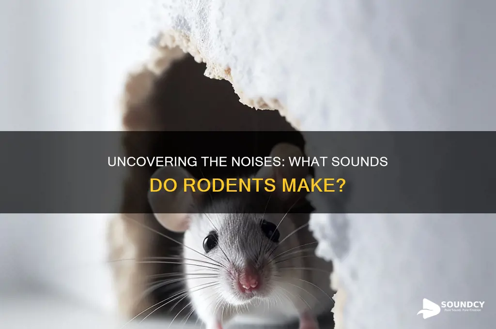 what sounds do rodents make