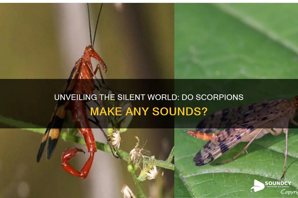 what sounds do scorpions make