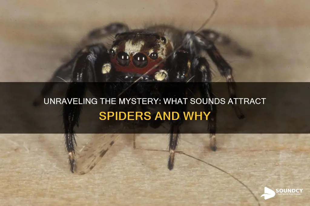 what sounds do spiders like