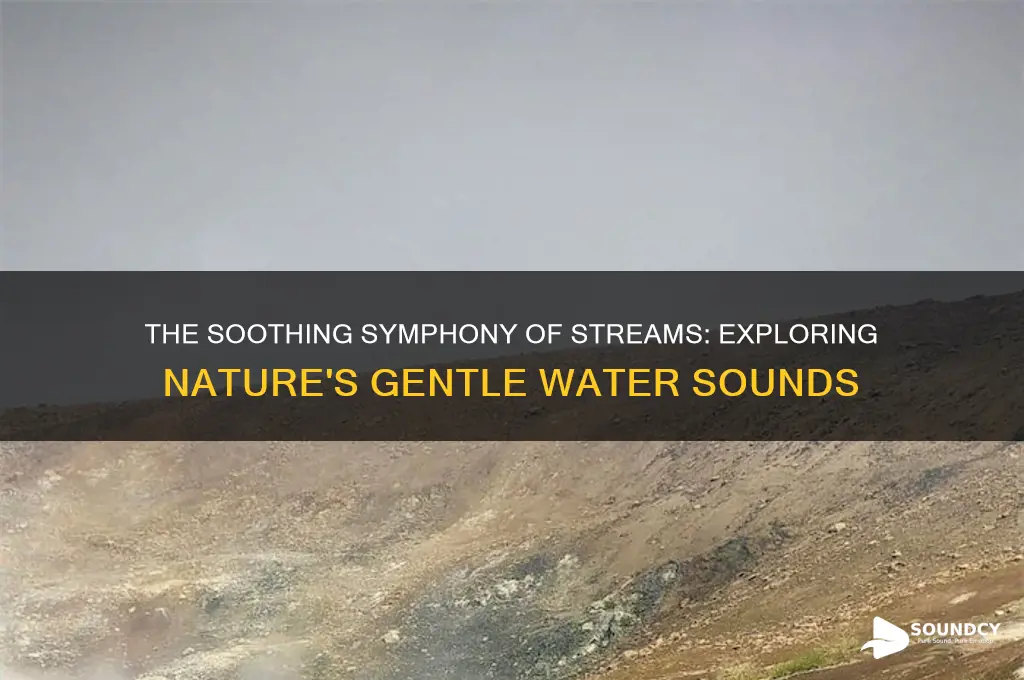 what sounds do streams make