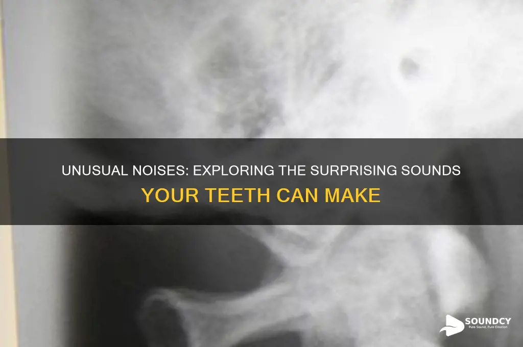 what sounds do teeth make