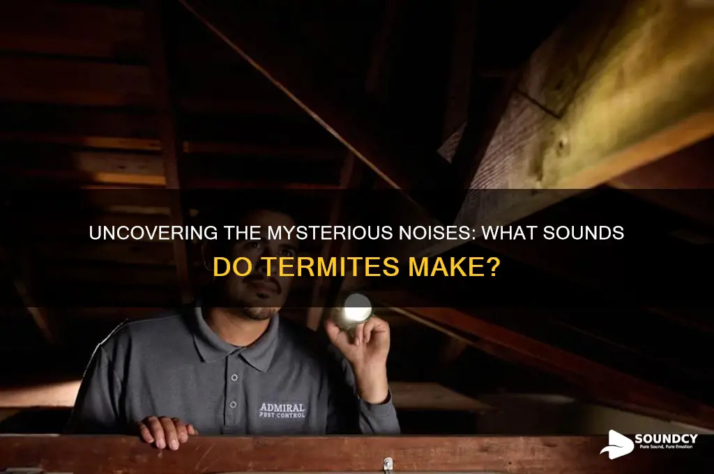 what sounds do termite make