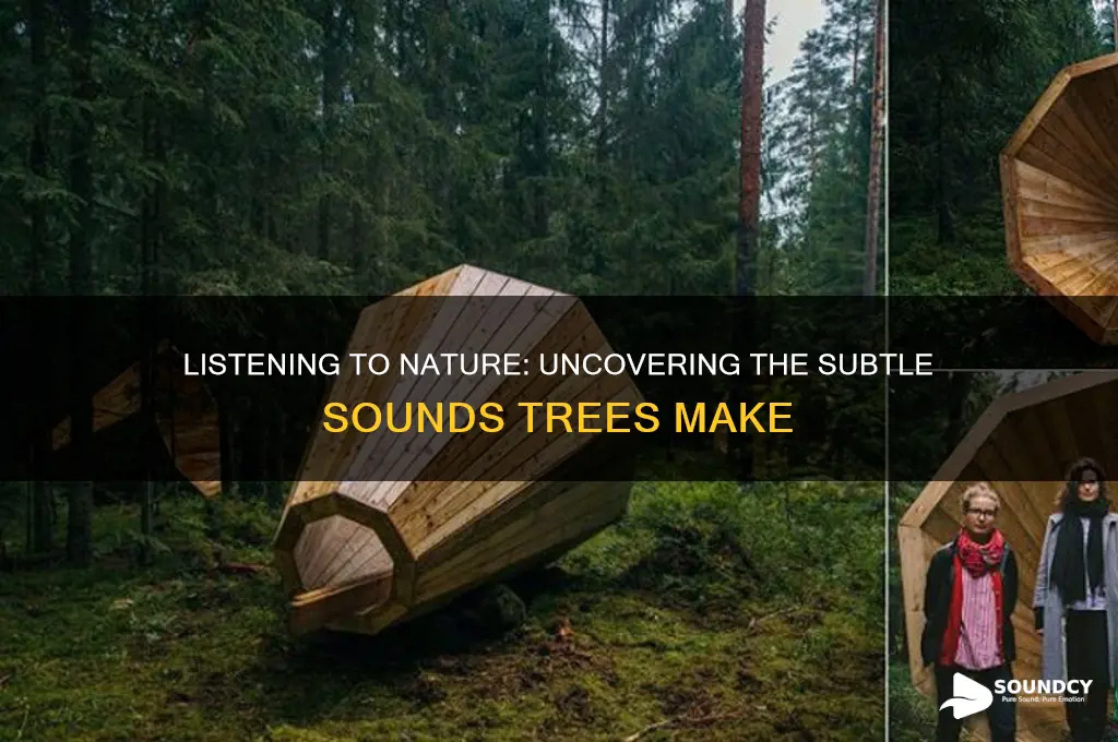 what sounds do trees make