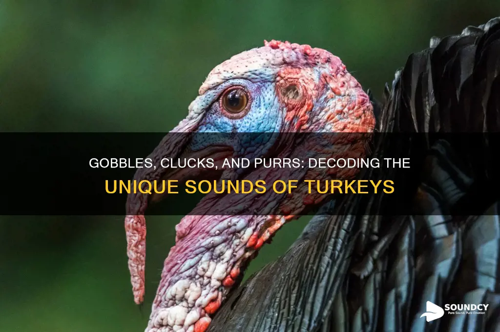 what sounds do turkeys make