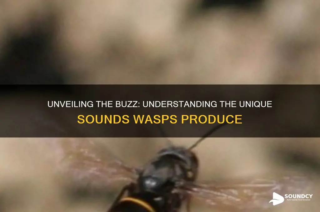 what sounds do wasps make