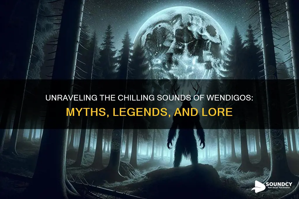 what sounds do wendigos make