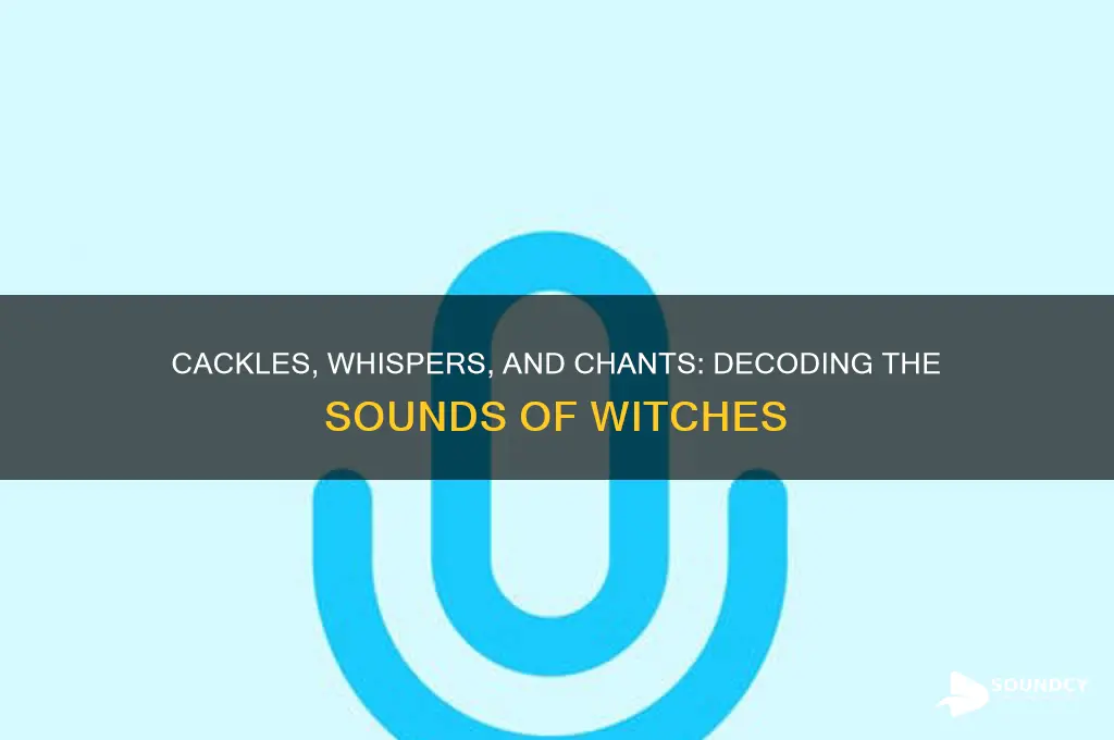 what sounds do witches make