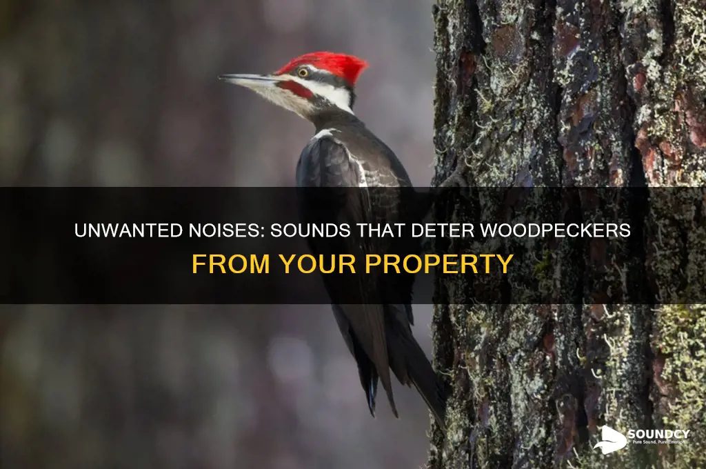 what sounds do woodpeckers hate