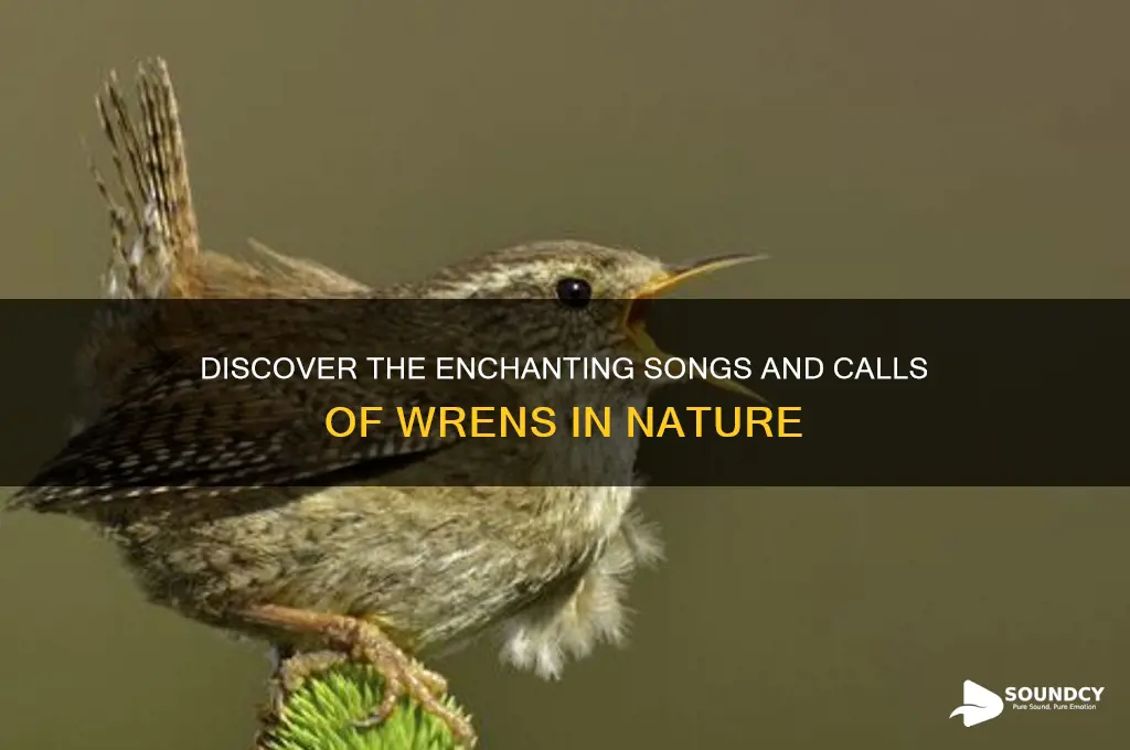 what sounds do wrens make