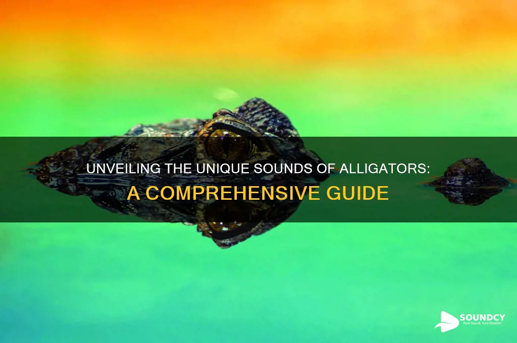 what sounds does an alligatotake