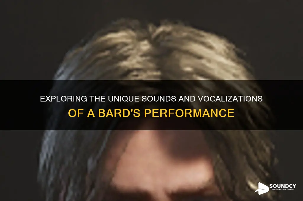 what sounds does bard make