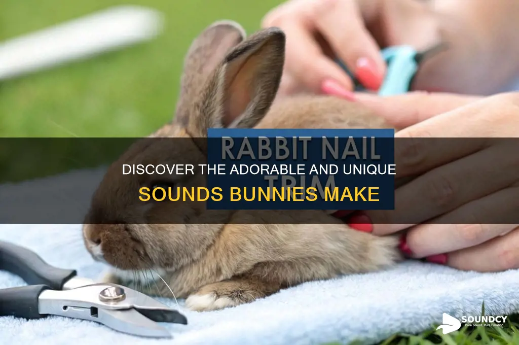 what sounds does bunnies make