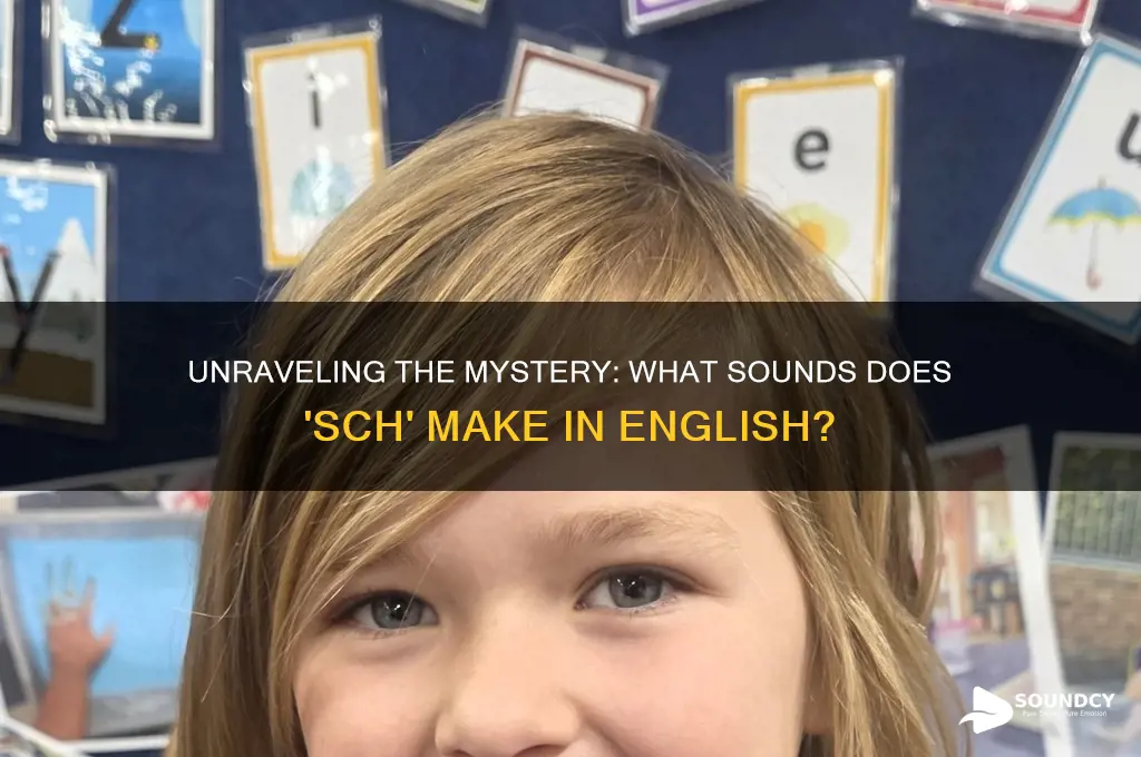 what sounds does sch make