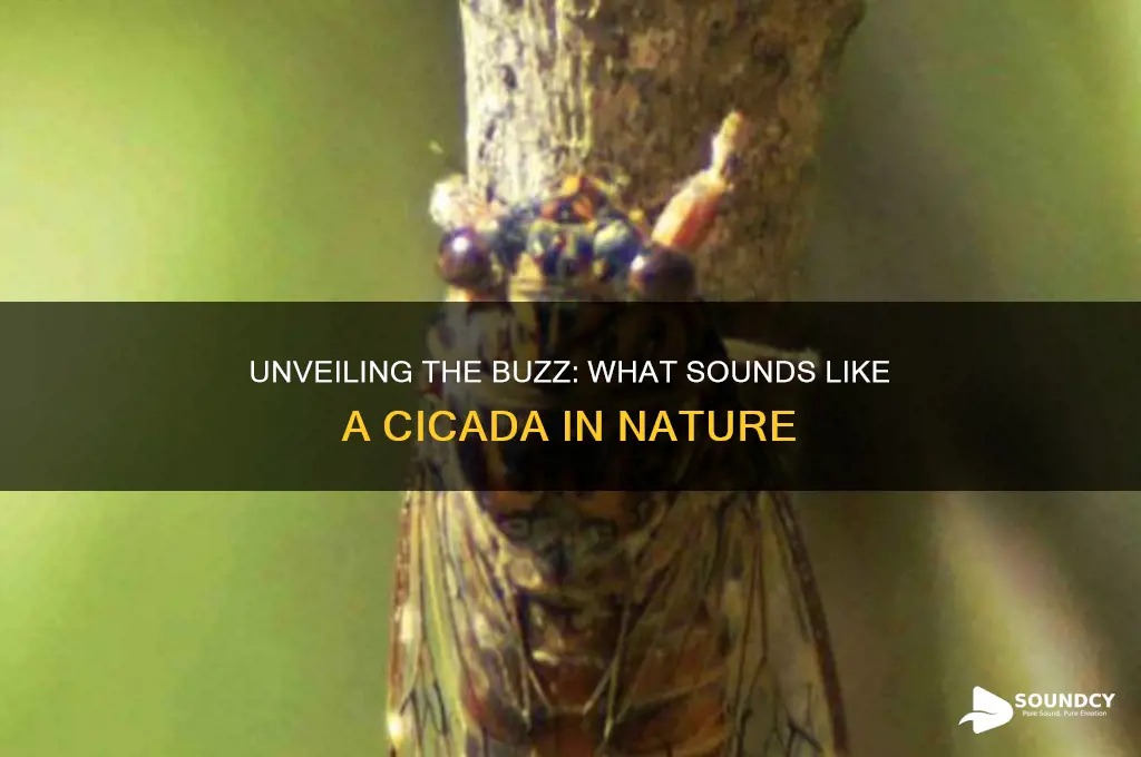 what sounds like a cicada