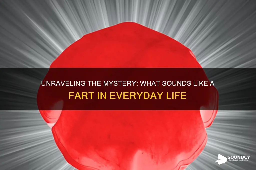 what sounds like a fart