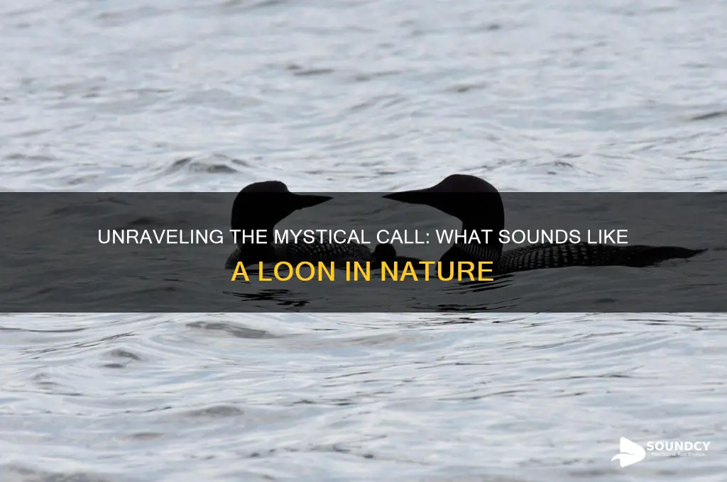 what sounds like a loon