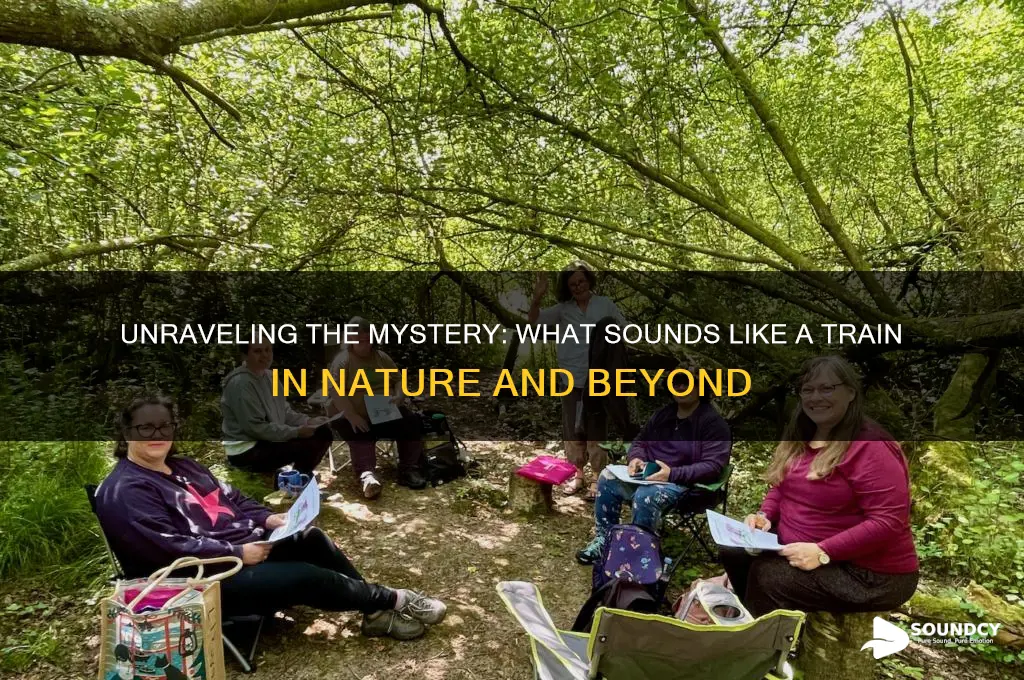 what sounds like a train