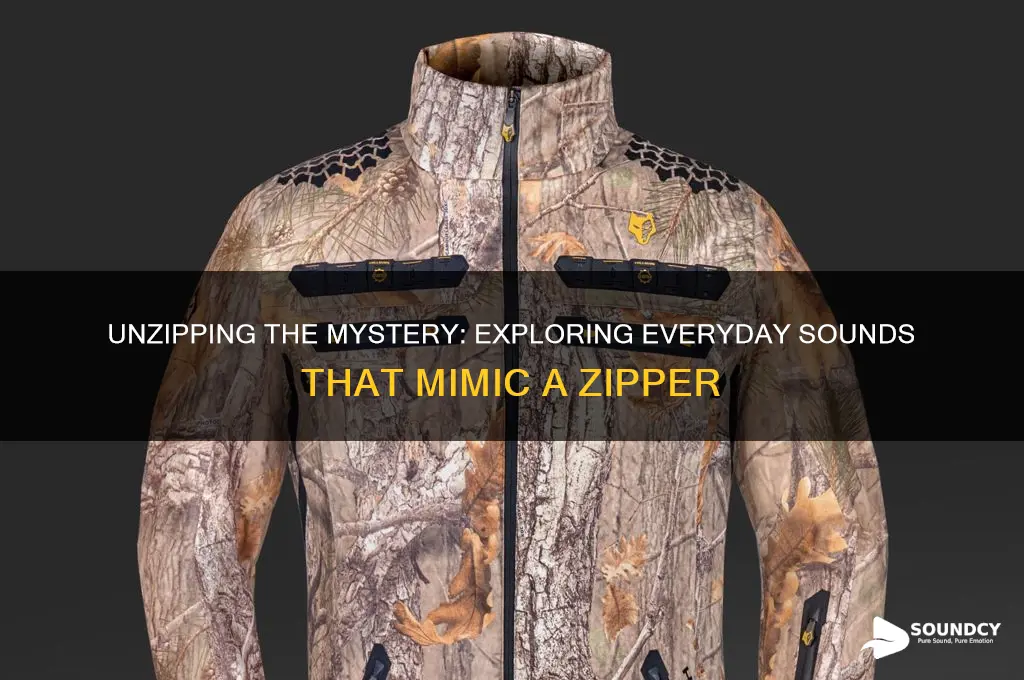 what sounds like a zipper