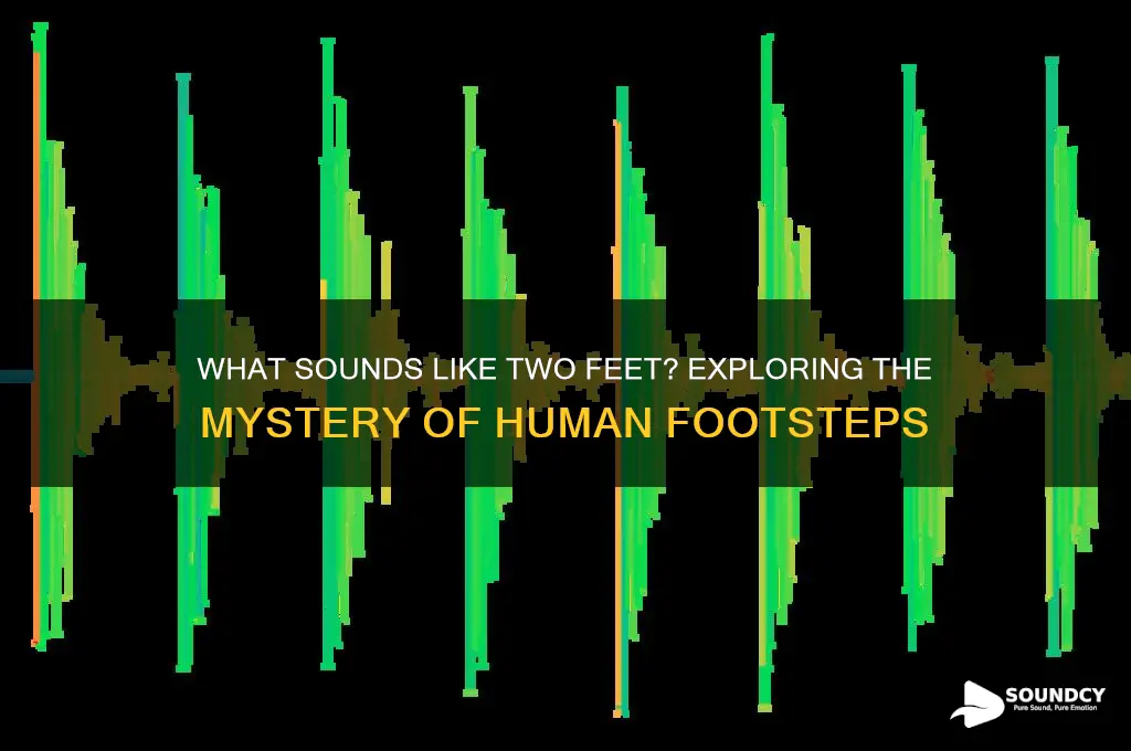 what sounds like two feet