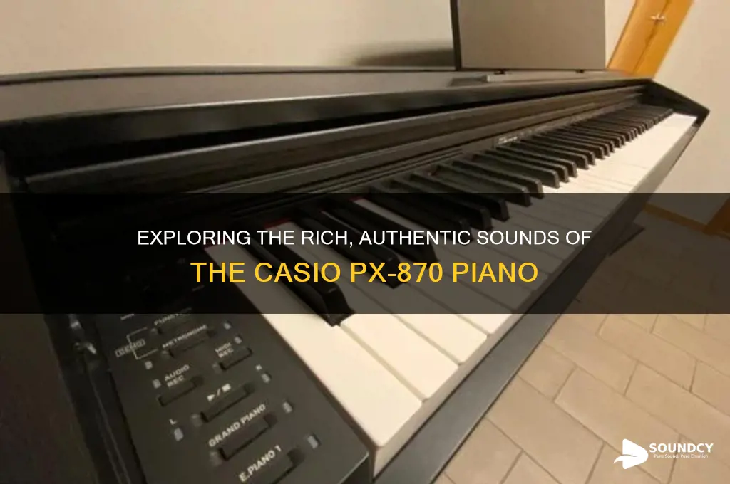 what sounds on casio px870