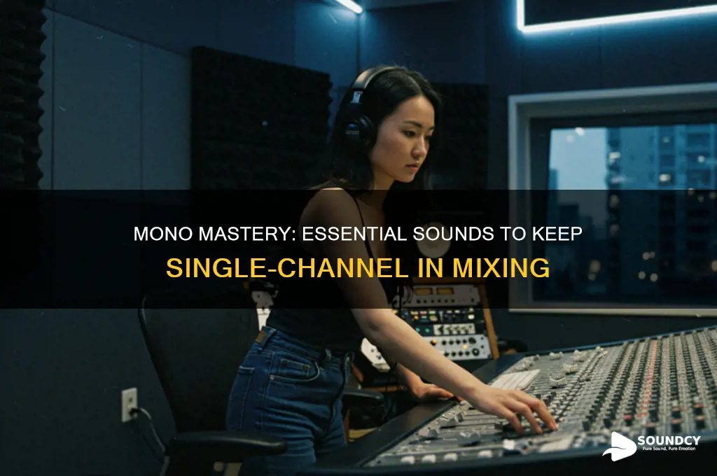 what sounds should be mono