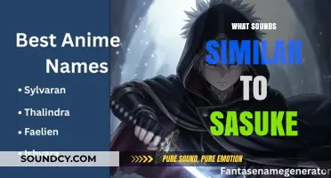 Names and Words That Sound Similar to Sasuke: A Linguistic Exploration