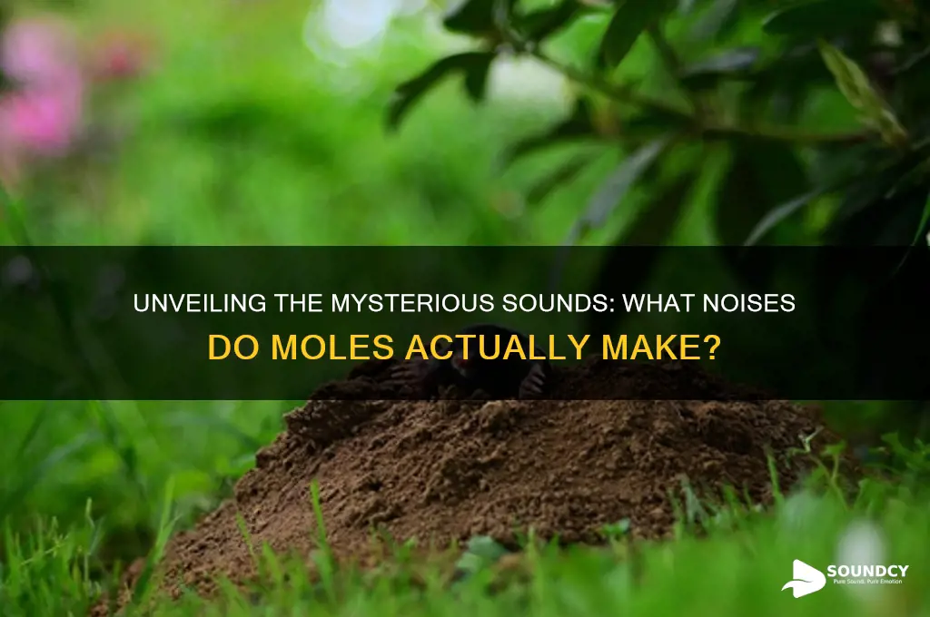 what sounds so moles make