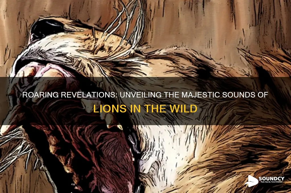 what sounds to lions make