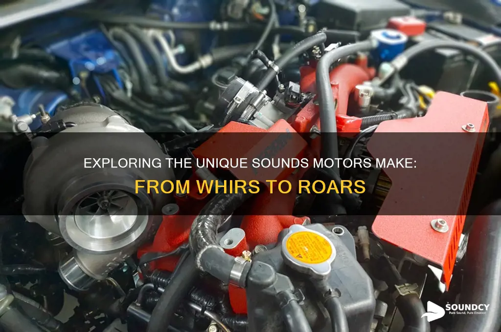 what sounds to motors make