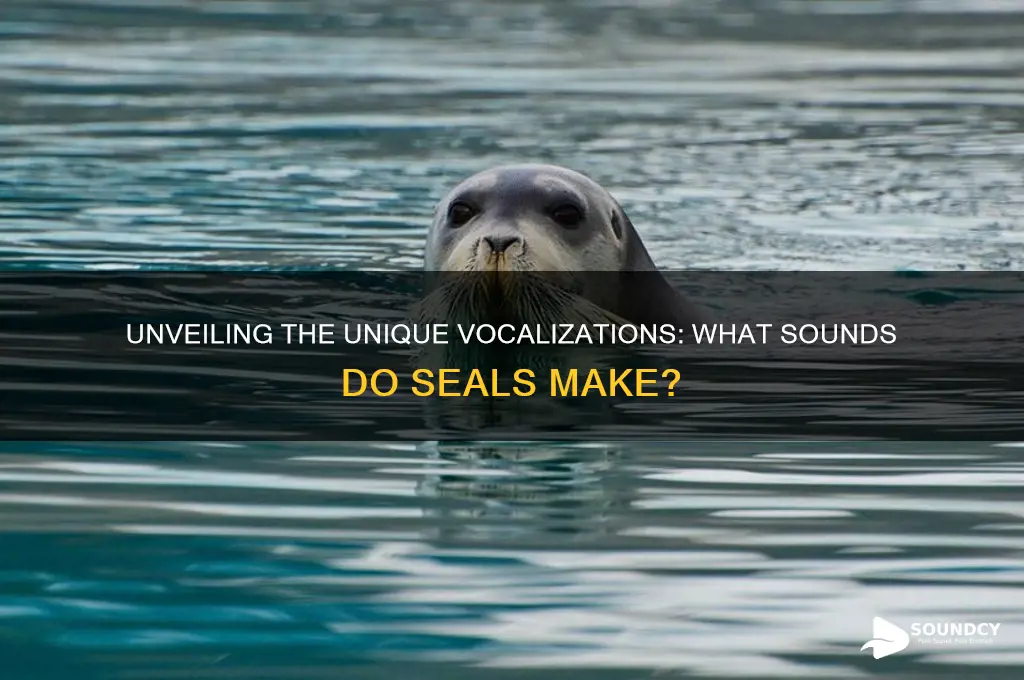 what sounds to seals make